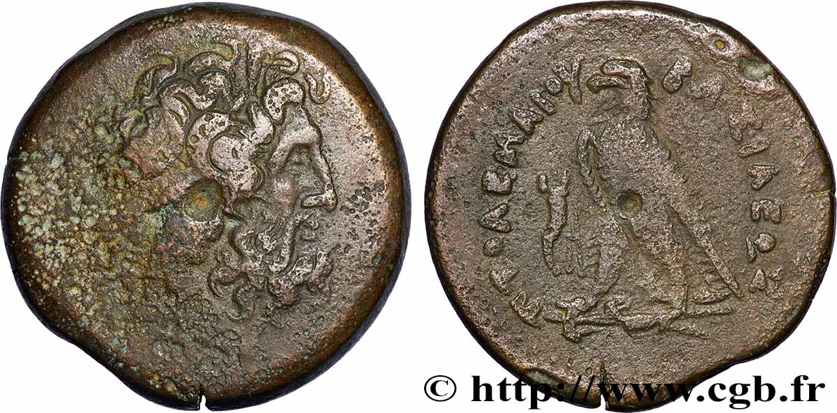 EGYPTUS -PTOLEMAIC KINGDOM - PTOLEMY IV PHILOPATOR Octochalque VF/XF