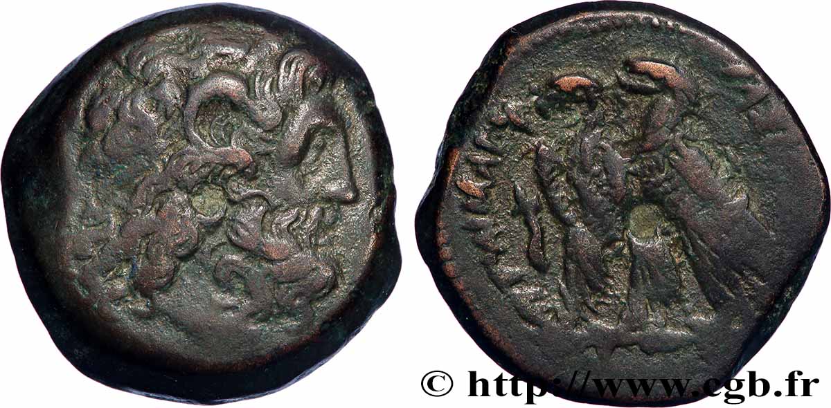 ÉGYPTE - ROYAUME LAGIDE - PTOLÉMÉE VI PHILOMÉTOR Obole TTB