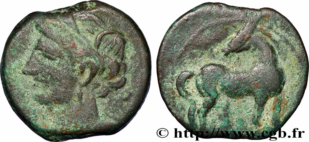 ZEUGITANE - CARTHAGE Shekel TB+