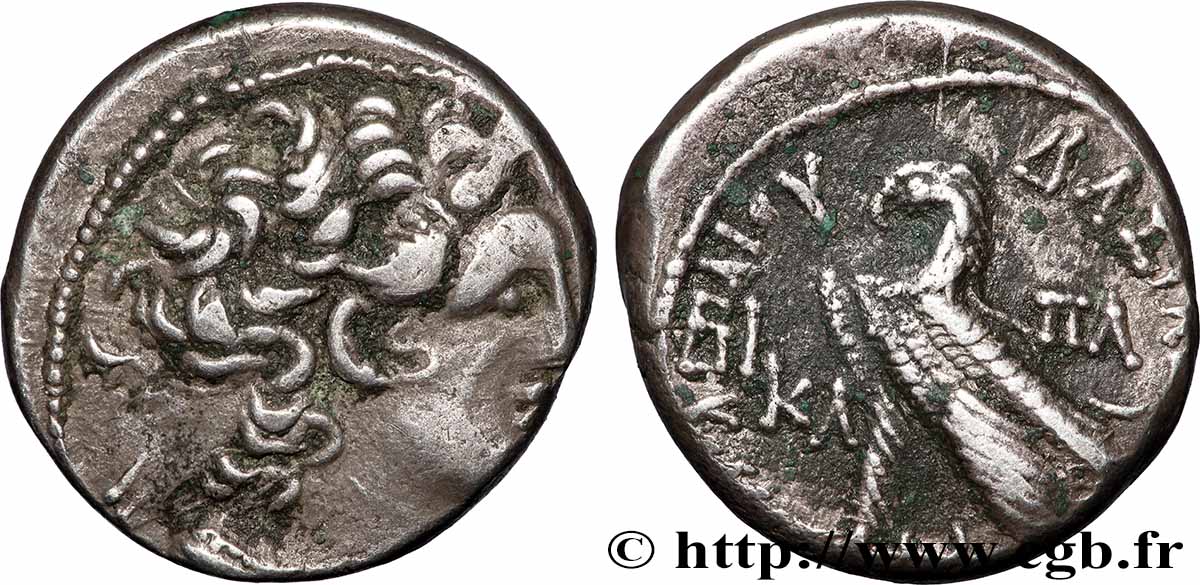 EGIPTO - EGIPTO PTOLEMAICO - PTOLEMEO XII NEOS DIONISOS Tétradrachme MBC