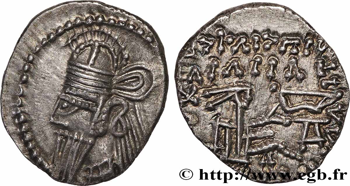 PARTHIAN KINGDOM - VOLOGESE IV Drachme MS
