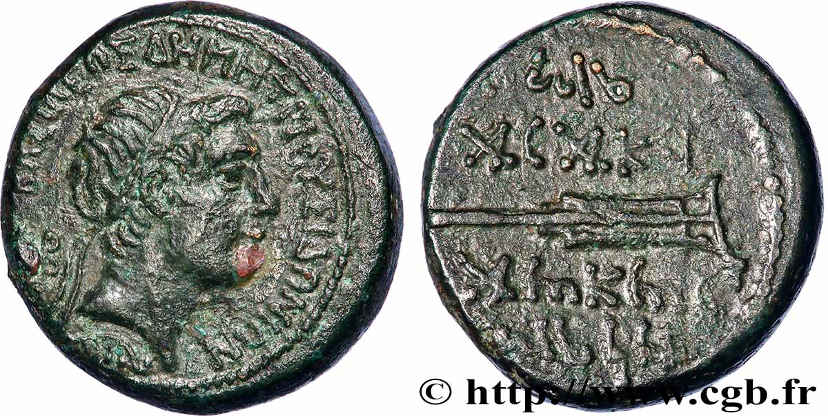 SYRIE - ROYAUME SÉLEUCIDE - DÉMÉTRIUS Ier SOTER Bronze Æ 19 ou unité TTB+