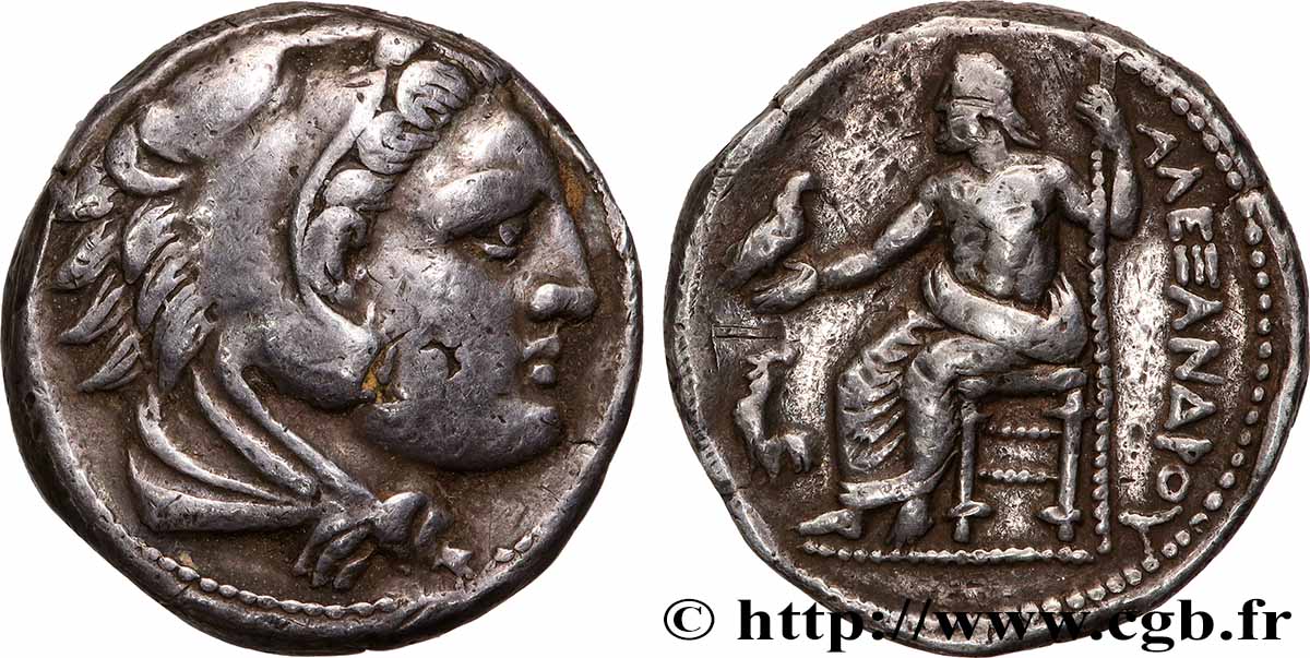 MACEDONIA - MACEDONIAN KINGDOM - ALEXANDER III THE GREAT Tétradrachme XF