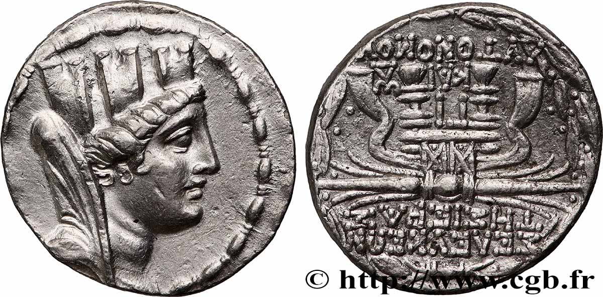 SYRIA - SELEUKIS AND PIERIA - SELEUKEIA Tétradrachme stéphanophore AU