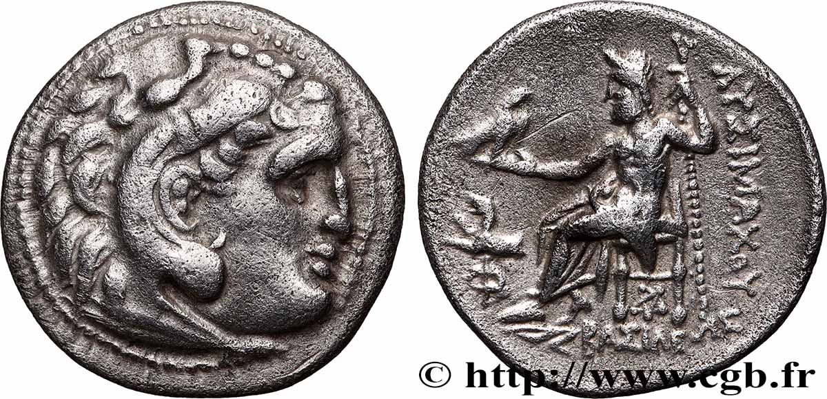 THRACE - THRACIAN KINGDOM - LYSIMACHOS Drachme AU/XF