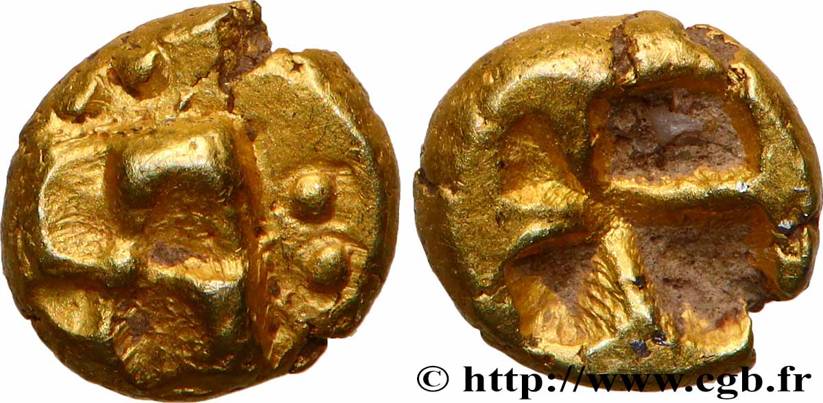 IONIA - MILETUS Vingt-quatrième de statère en électrum AU
