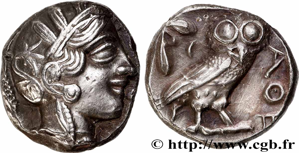 ATTICA - ATHENA Tétradrachme q.SPL