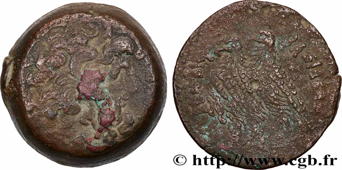 EGYPTUS - PTOLEMAIC KINGDOM - PTOLEMY VI PHILOMETOR Dichalque VF