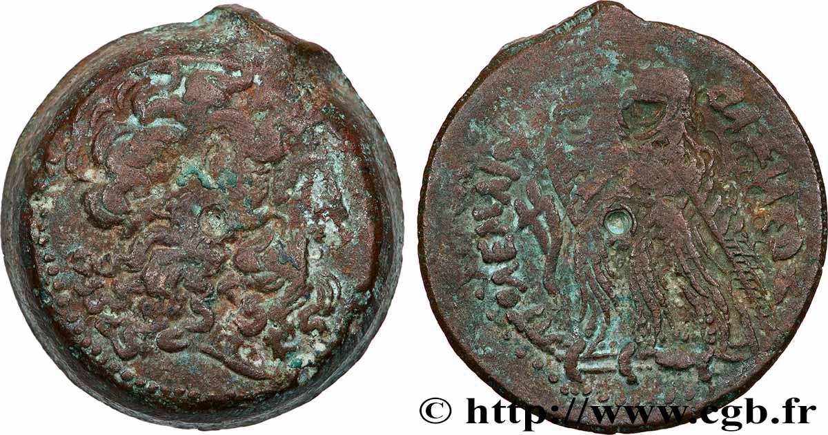 EGYPTUS - PTOLEMAIC KINGDOM - PTOLEMY VI PHILOMETOR Dichalque VF