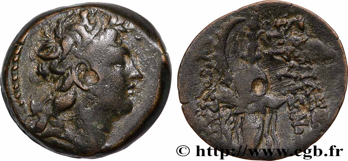 SYRIEN - SELEUKIDISCHES KÖNIGREICH - TRYPHON Chalque fSS