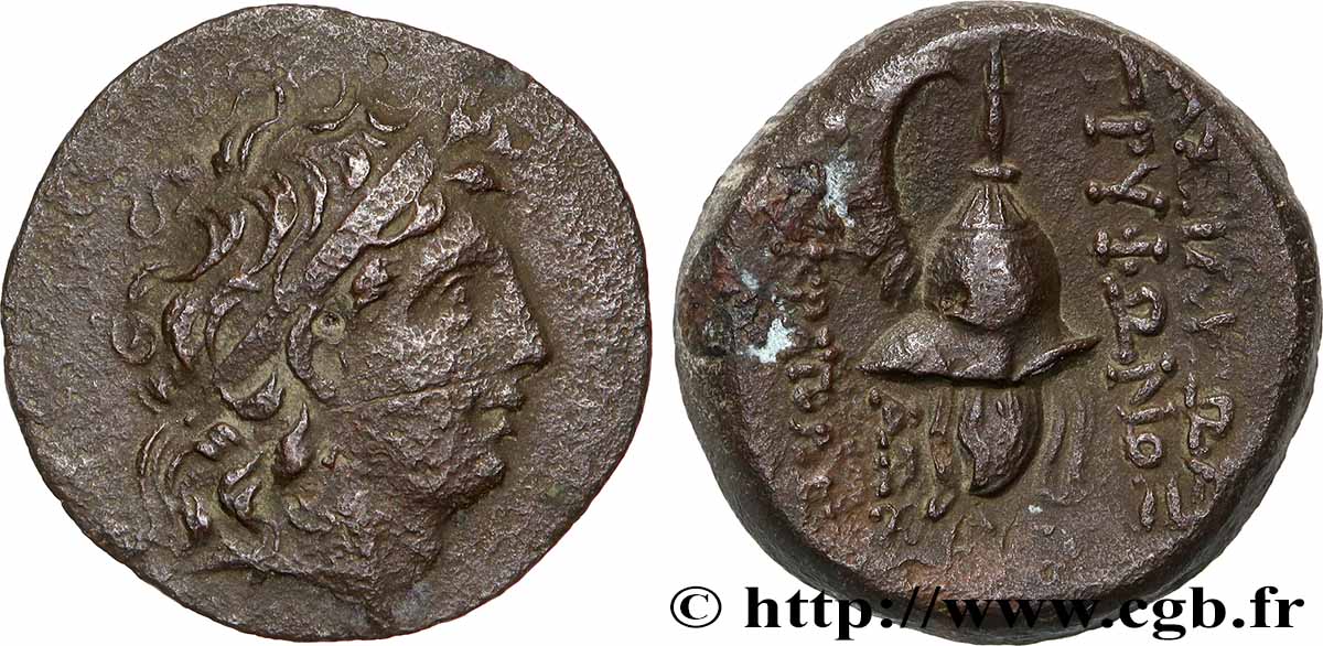 SYRIEN - SELEUKIDISCHES KÖNIGREICH - TRYPHON Chalque fSS