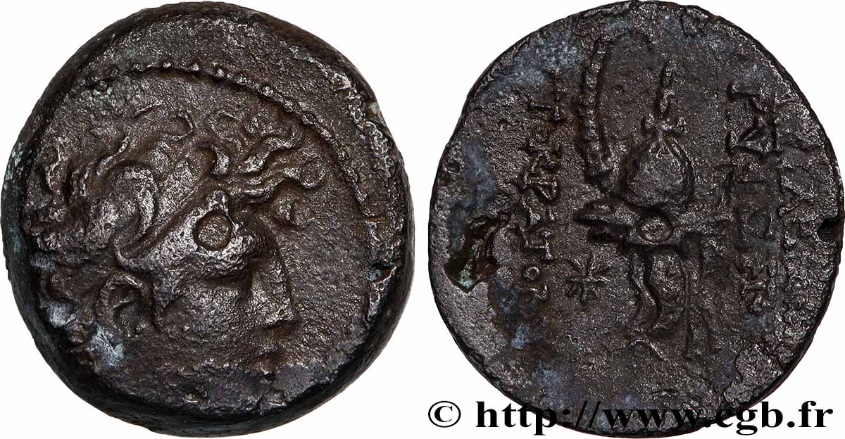 SYRIA - SELEUKID KINGDOM - TRYPHON Chalque VF
