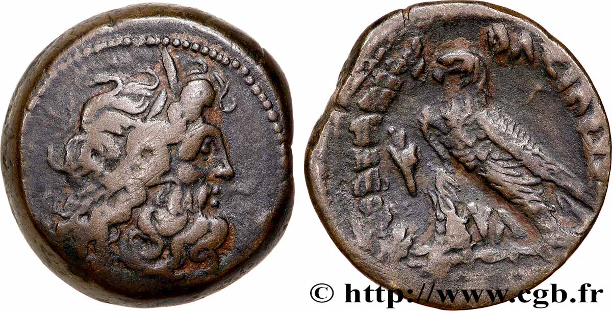 EGYPTUS - PTOLEMAIC KINGDOM - PTOLEMY VI PHILOMETOR Obole XF