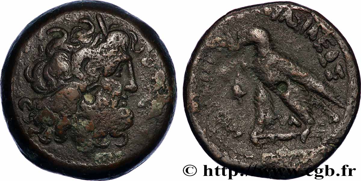 EGYPTUS - PTOLEMAIC KINGDOM - PTOLEMY VI PHILOMETOR Obole XF/VF
