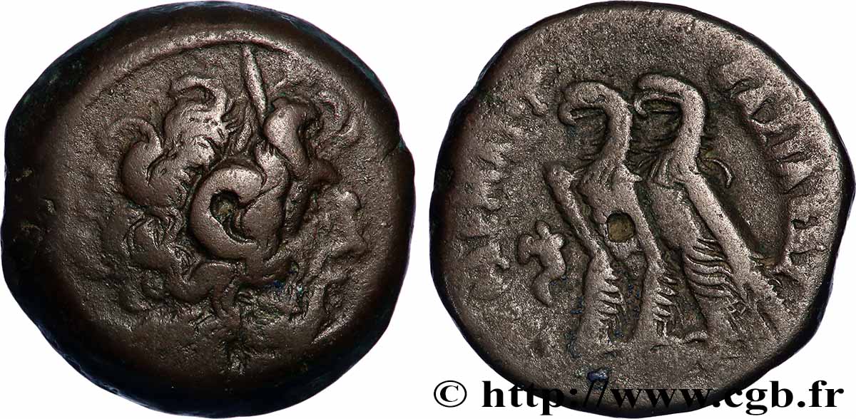 ÄGYPTEN -PTOLEMÄISCHES KÖNIGREICH ÄGYPTEN - PTOLEMAIOS VI PHILOMETOR Obole fSS