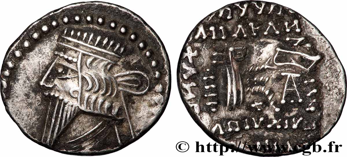 PARTHIA - PARTHIAN KINGDOM - MITHRIDATES IV Drachme AU