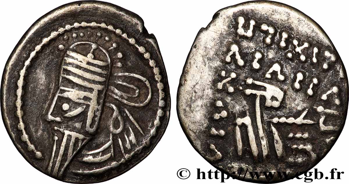 PARTHIE - ROYAUME PARTHE - OSROÈS II Drachme TTB+