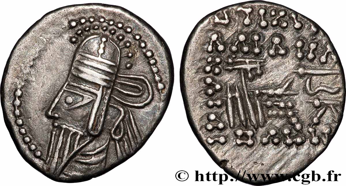 PARTHIE - ROYAUME PARTHE - OSROÈS II Drachme SUP