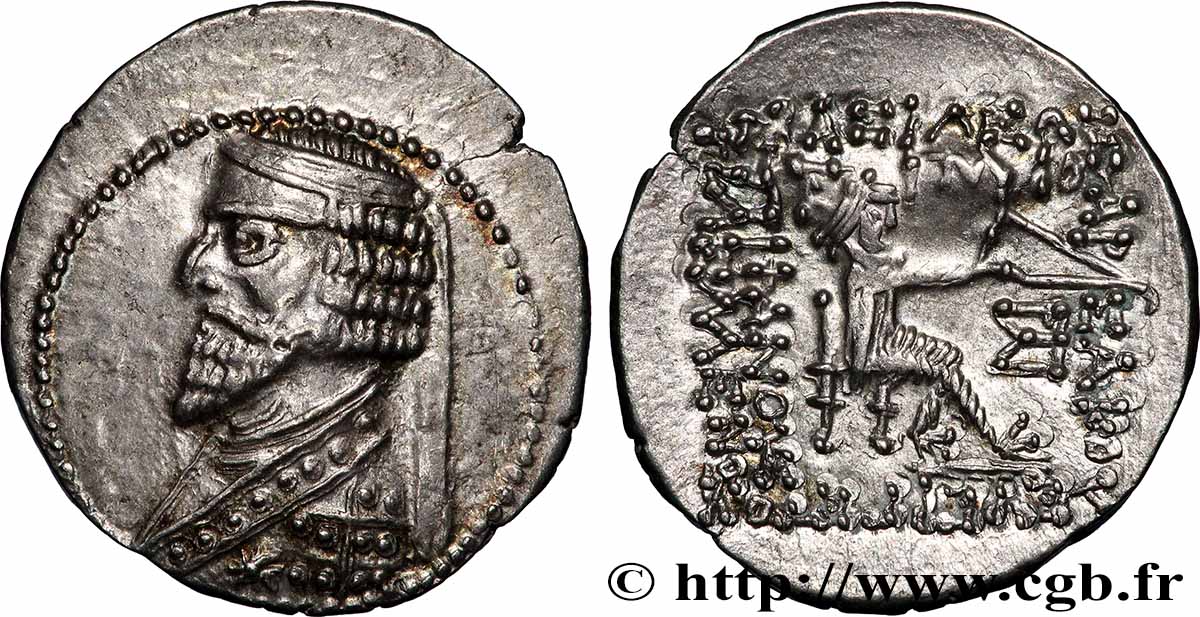 ROYAUME PARTHE - PHRAATES III Drachme AU