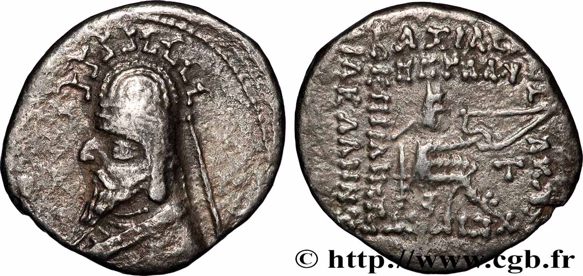 ROYAUME PARTHE - PHRAATES III Drachme XF/AU