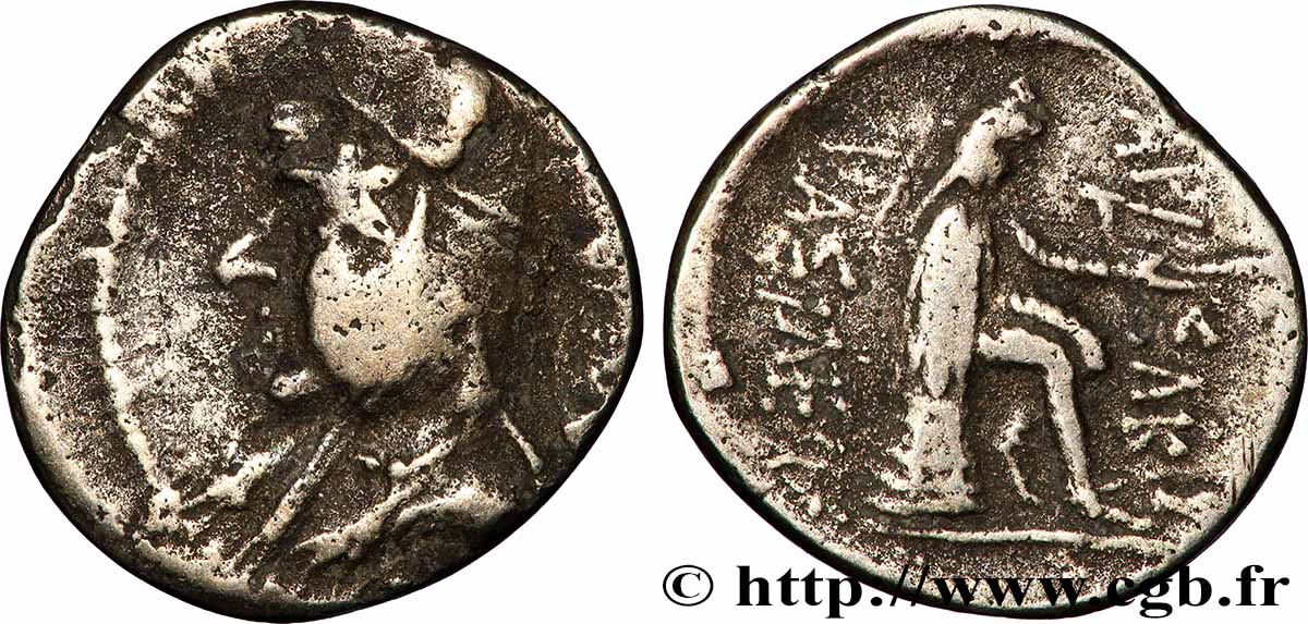 PARTHIE - ROYAUME PARTHE - MITHRIDATES Ier Drachme TB+
