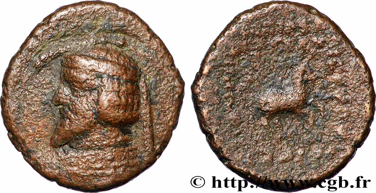 ROYAUME PARTHE - PHRAATES III Bronze VF