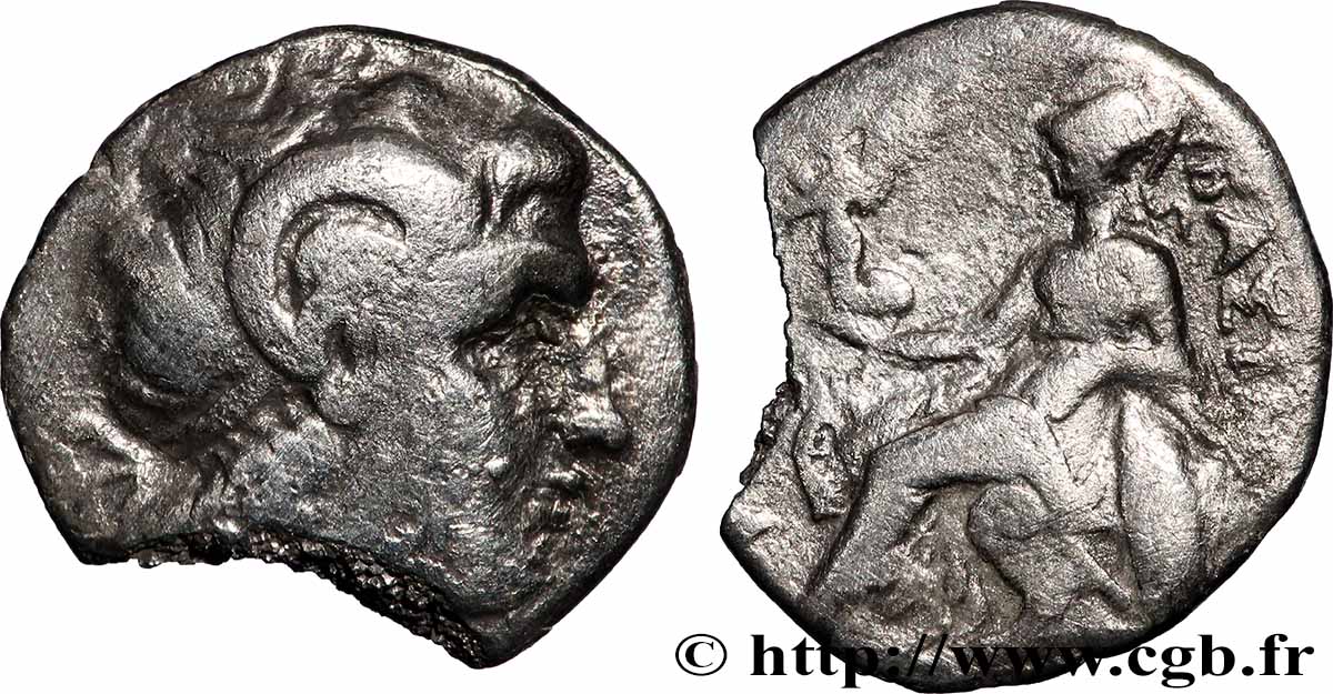 THRACE - THRACIAN KINGDOM - LYSIMACHOS Drachme VF