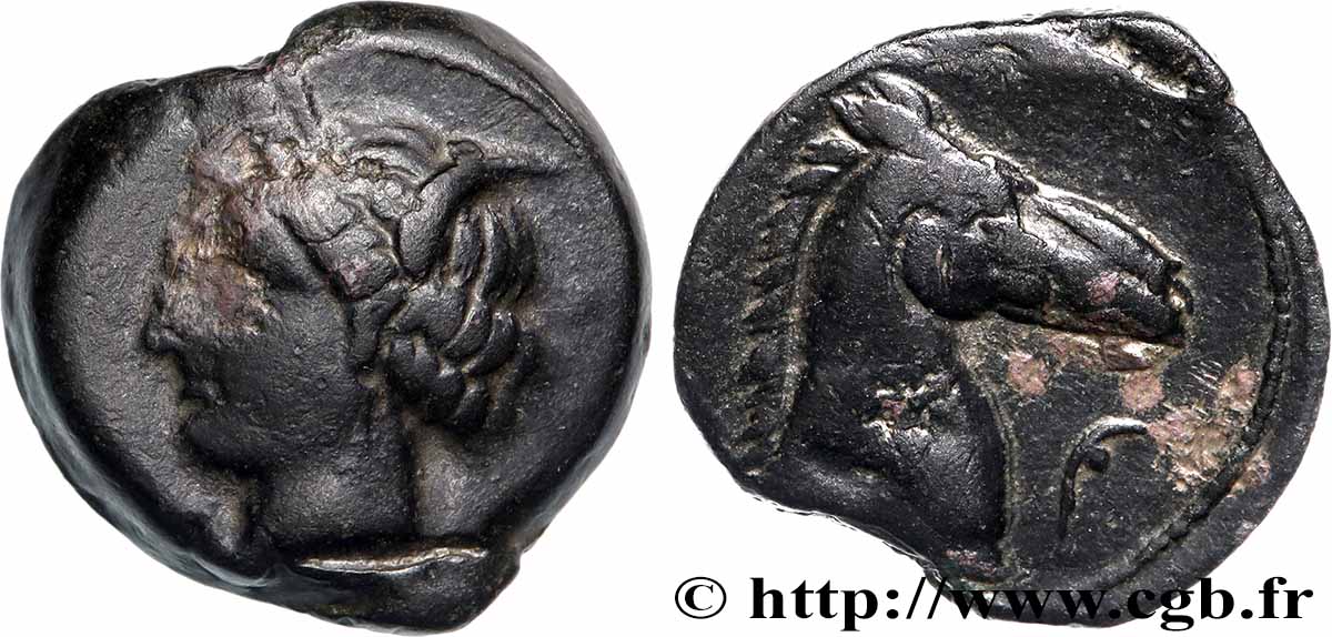 ZEUGITANA - CARTHAGE Shekel XF