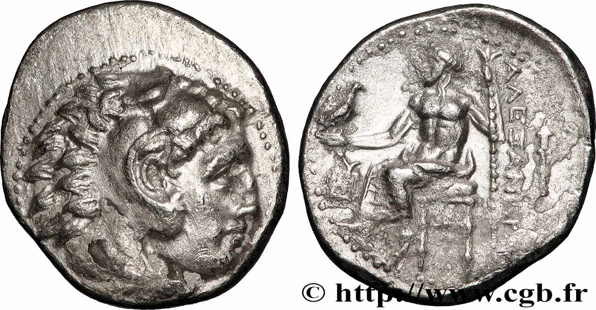 MACEDONIA - MACEDONIAN KINGDOM - ALEXANDER III THE GREAT Drachme AU/XF