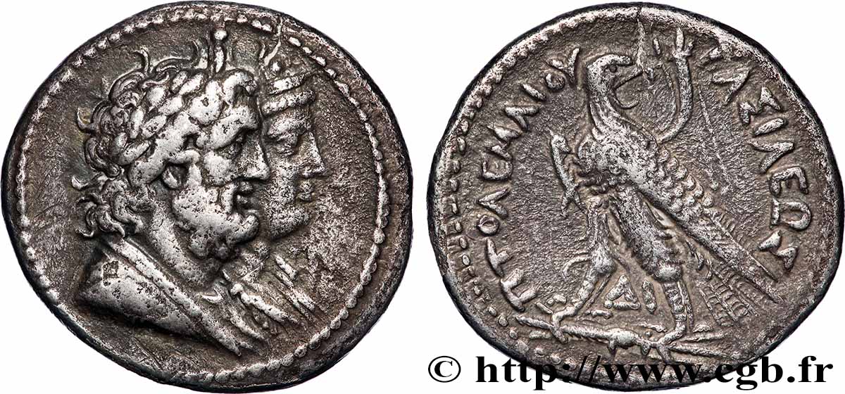 EGYPTUS -PTOLEMAIC KINGDOM - PTOLEMY IV PHILOPATOR Tétradrachme XF/AU