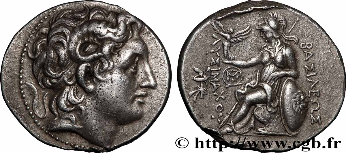 THRACE - THRACIAN KINGDOM - LYSIMACHOS Tétradrachme AU