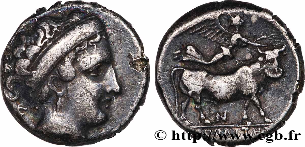 CAMPANIA - NEAPOLIS Nomos ou didrachme q.SPL