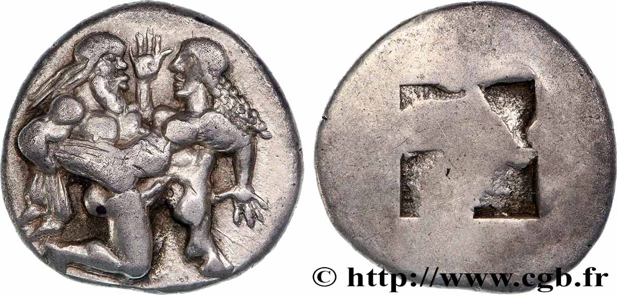 THRACE - THRACIAN ISLANDS - THASOS Statère AU