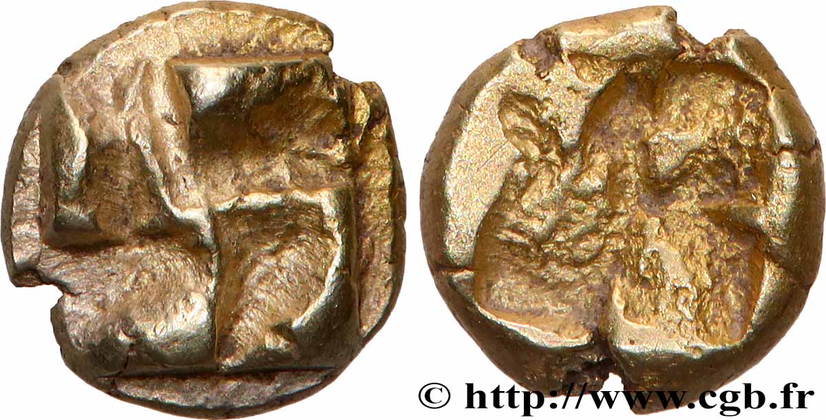 IONIA - MILETUS Vingt-quatrième de statère en électrum AU