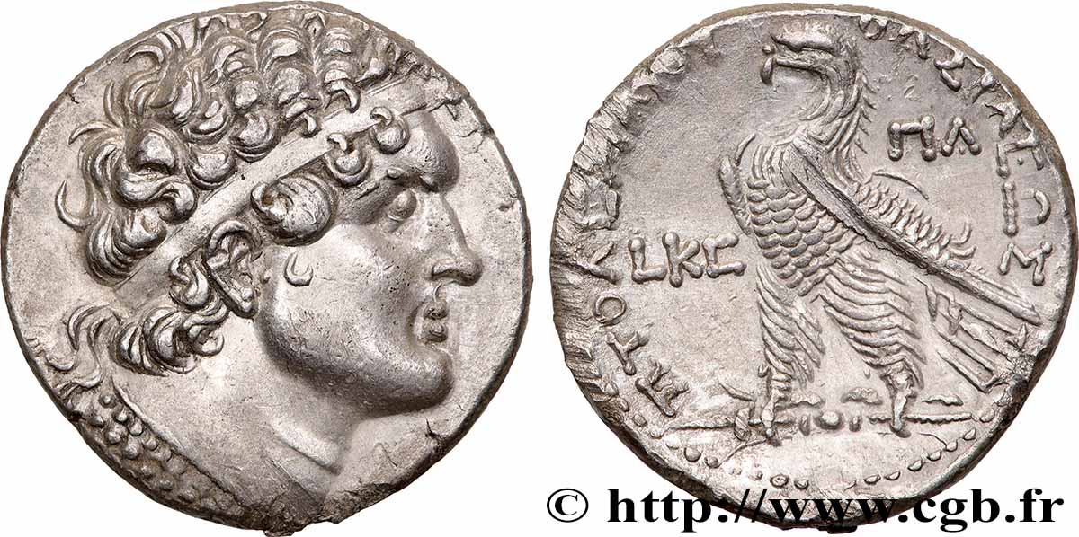 EGYPT - LAGID OR PTOLEMAIC KINGDOM - PTOLEMY VI PHILOMETOR Tétradrachme AU