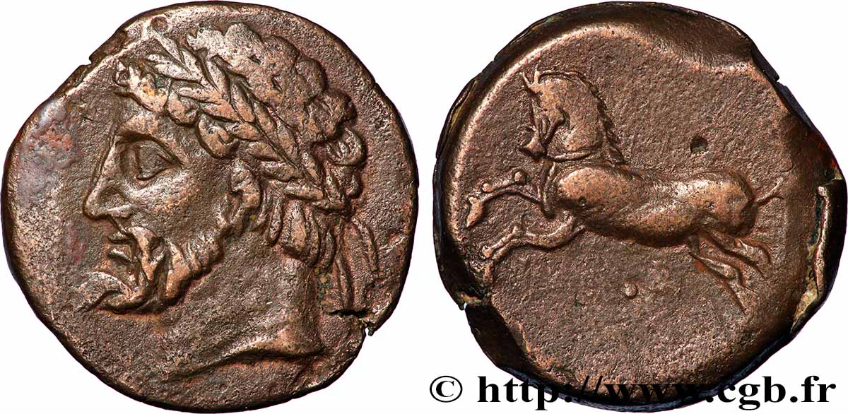 NUMIDIA - KINGDOM OF NUMIDIA - MASINISSA or MICIPSA Unité AU/XF