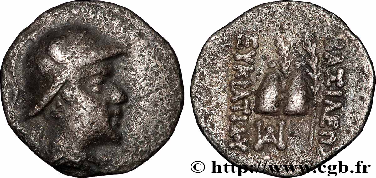 BACTRIA - BACTRIAN KINGDOM - EUCRATIDES I Obole XF/AU