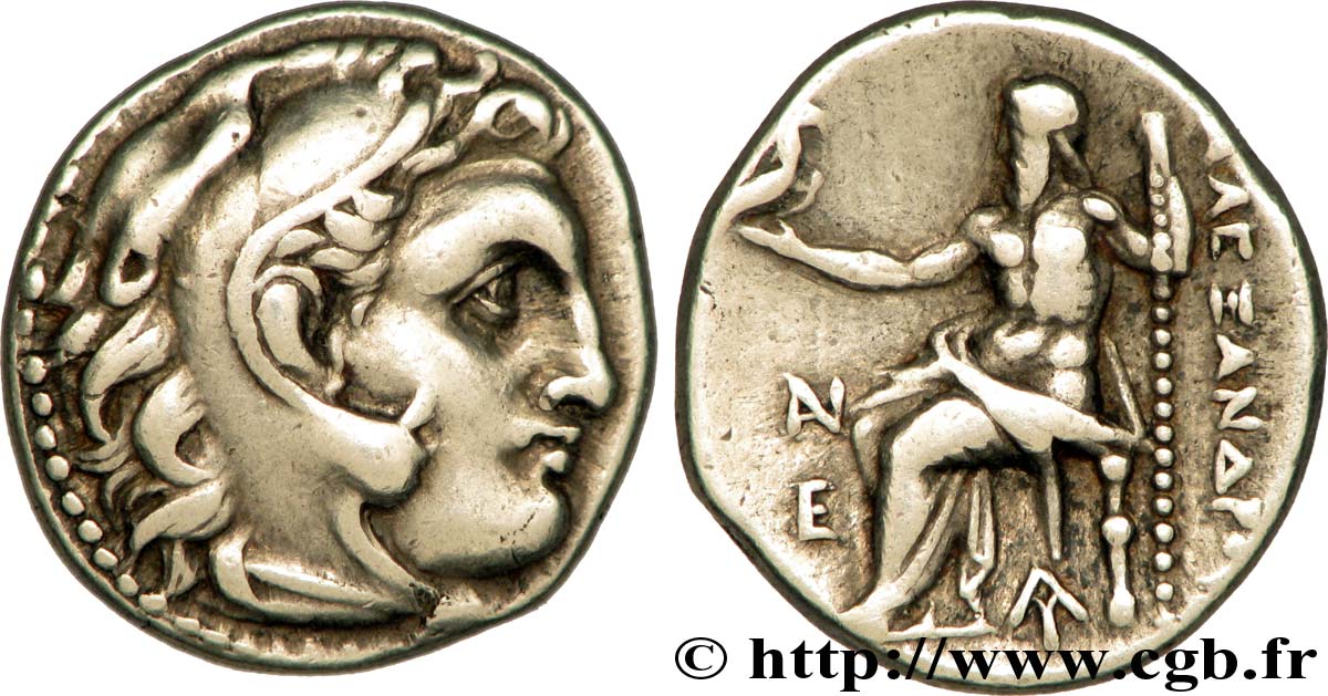 THRACE - ROYAUME DE THRACE - LYSIMAQUE Drachme TTB+