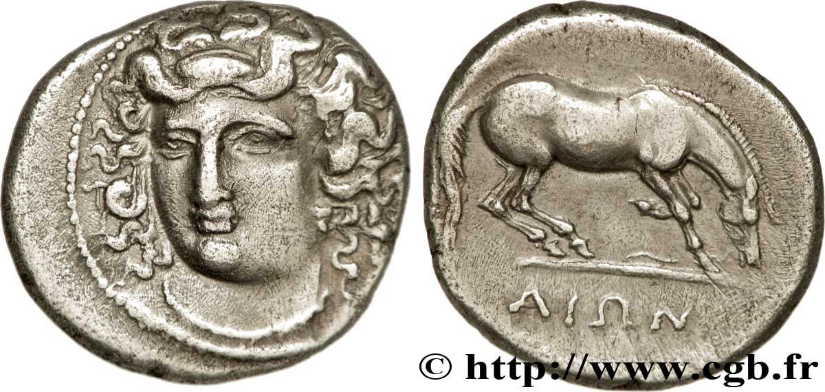 THESSALIE - LARISSA Drachme TTB+