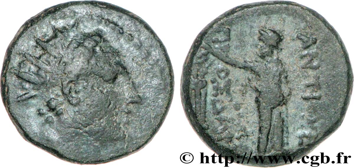 SYRIE - ROYAUME SÉLEUCIDE - ANTIOCHUS IV ÉPIPHANES Chalque TTB/SUP