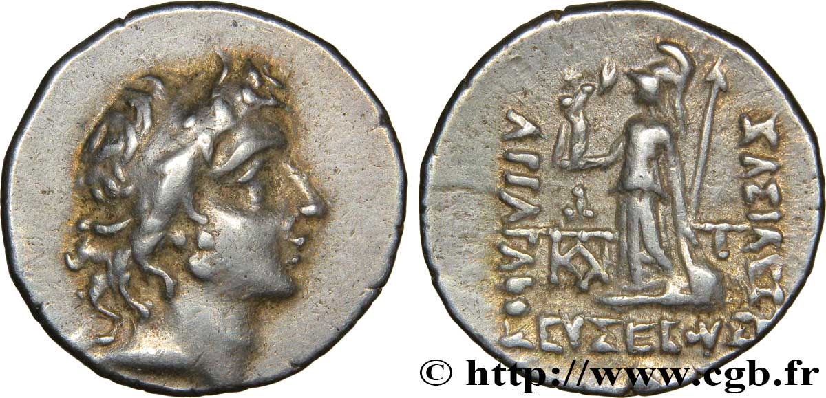 CAPPADOCE - ROYAUME DE CAPPADOCE - ARIARATHES IX EUSEBES PHILOPATOR Drachme TTB+/TTB