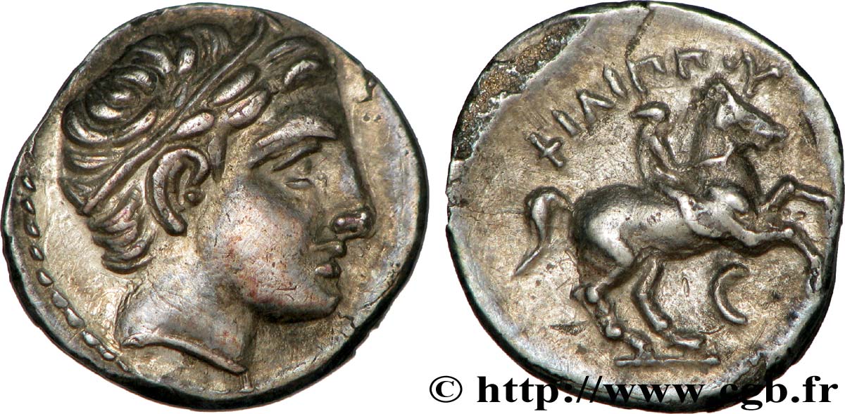 MACEDONIA - MACEDONIAN KINGDOM - PHILIP III ARRHIDAEUS Cinquième de tétradrachme MS