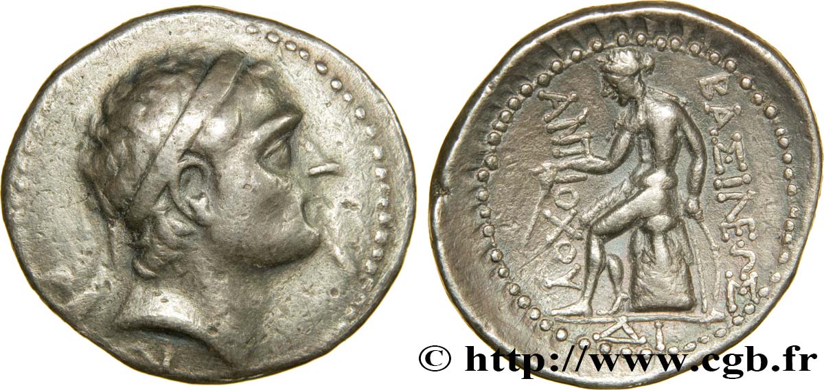 SYRIE - ROYAUME SÉLEUCIDE - ANTIOCHUS III LE GRAND Tétradrachme TTB