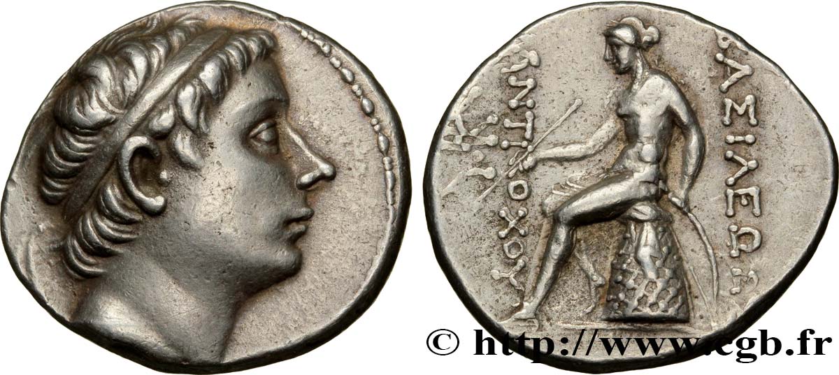 SYRIA - SELEUKID KINGDOM - ANTIOCHUS III THE GREAT Tétradrachme AU