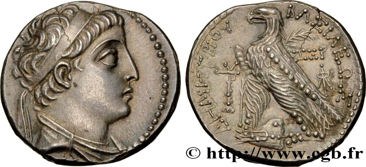 SYRIA - SELEUKID KINGDOM - DEMETRIOS II NIKATOR Tétradrachme MS