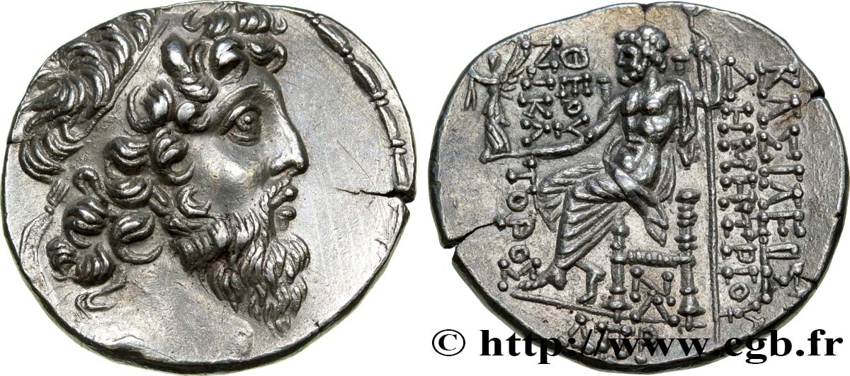 SYRIA - SELEUKID KINGDOM - DEMETRIOS II NICATOR Tétradrachme MS