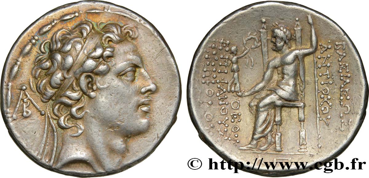 SYRIA - SELEUKID KINGDOM - ANTIOCHUS IV EPIPHANES Tétradrachme AU/AU