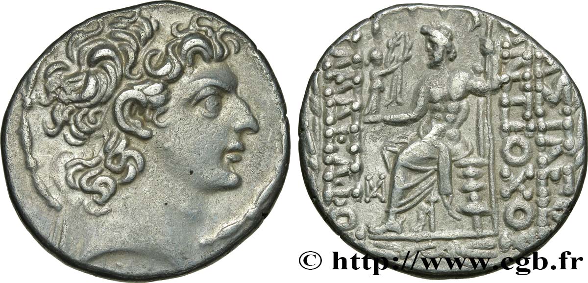 SYRIA - SELEUKID KINGDOM - ANTIOCHUS XIII ASIATICUS Tétradrachme AU/AU