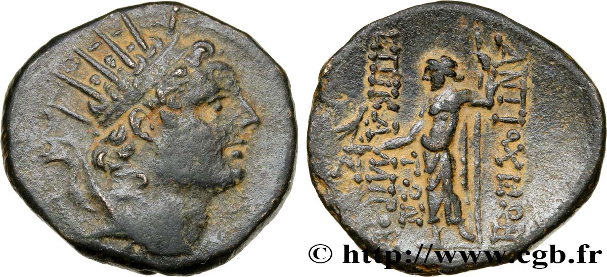 SYRIA - SELEUKID KINGDOM - ANTIOCHUS IV EPIPHANES Dichalque AU/AU