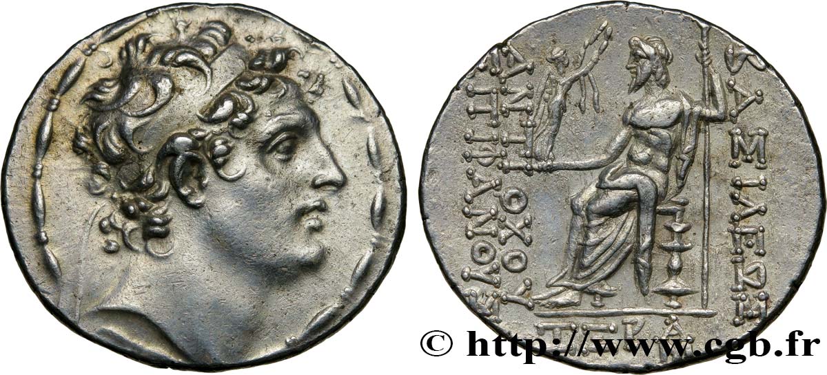 SYRIA - SELEUKID KINGDOM - ANTIOCHOS IV EPIPHANES (POSTHUMUS) Tétradrachme MS